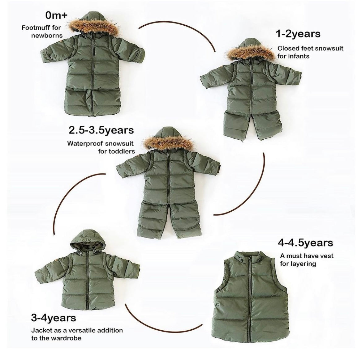 Beige Transformer Snowsuit Limited Edition 2025