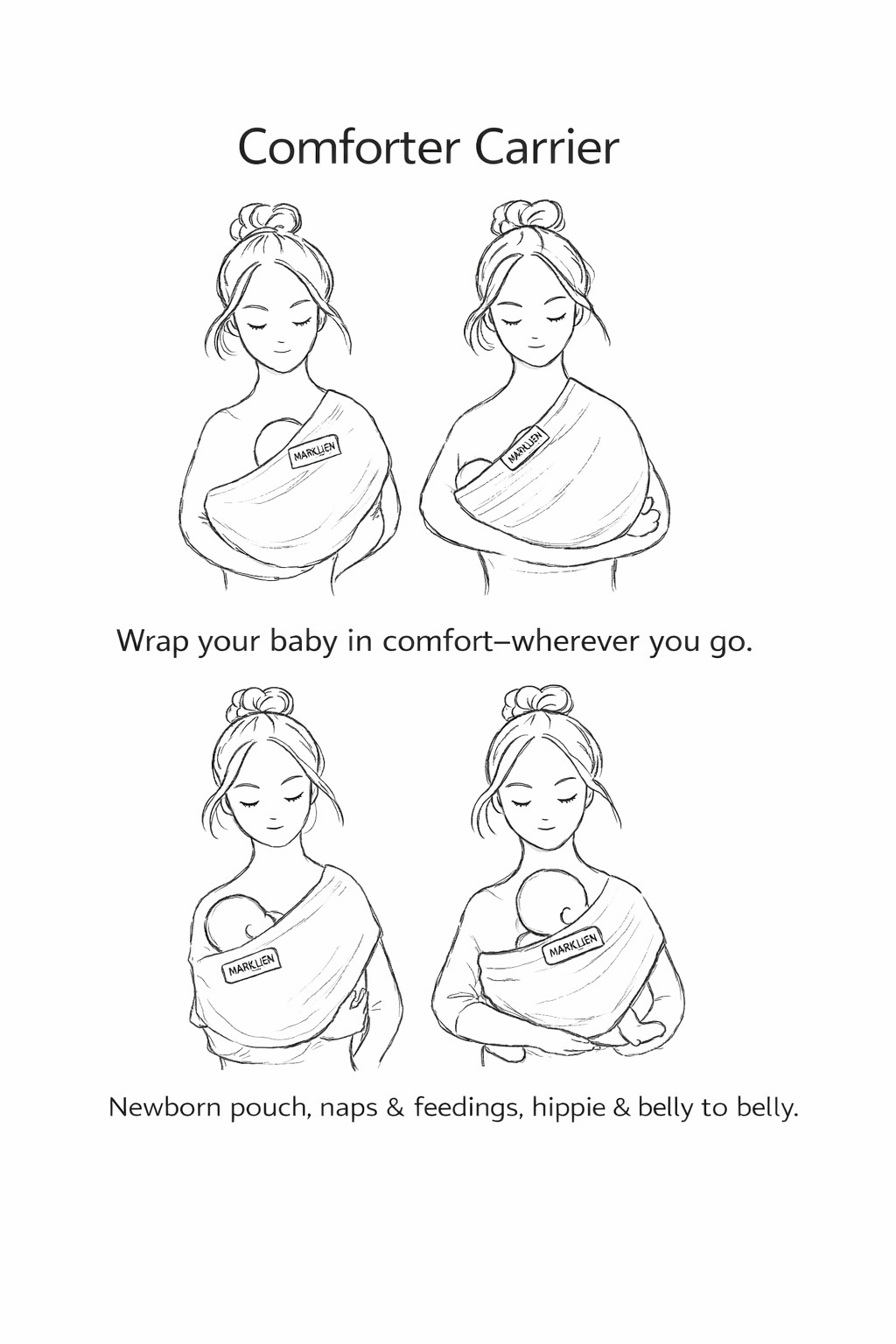 Bébé Comforter Carrier Vanilla