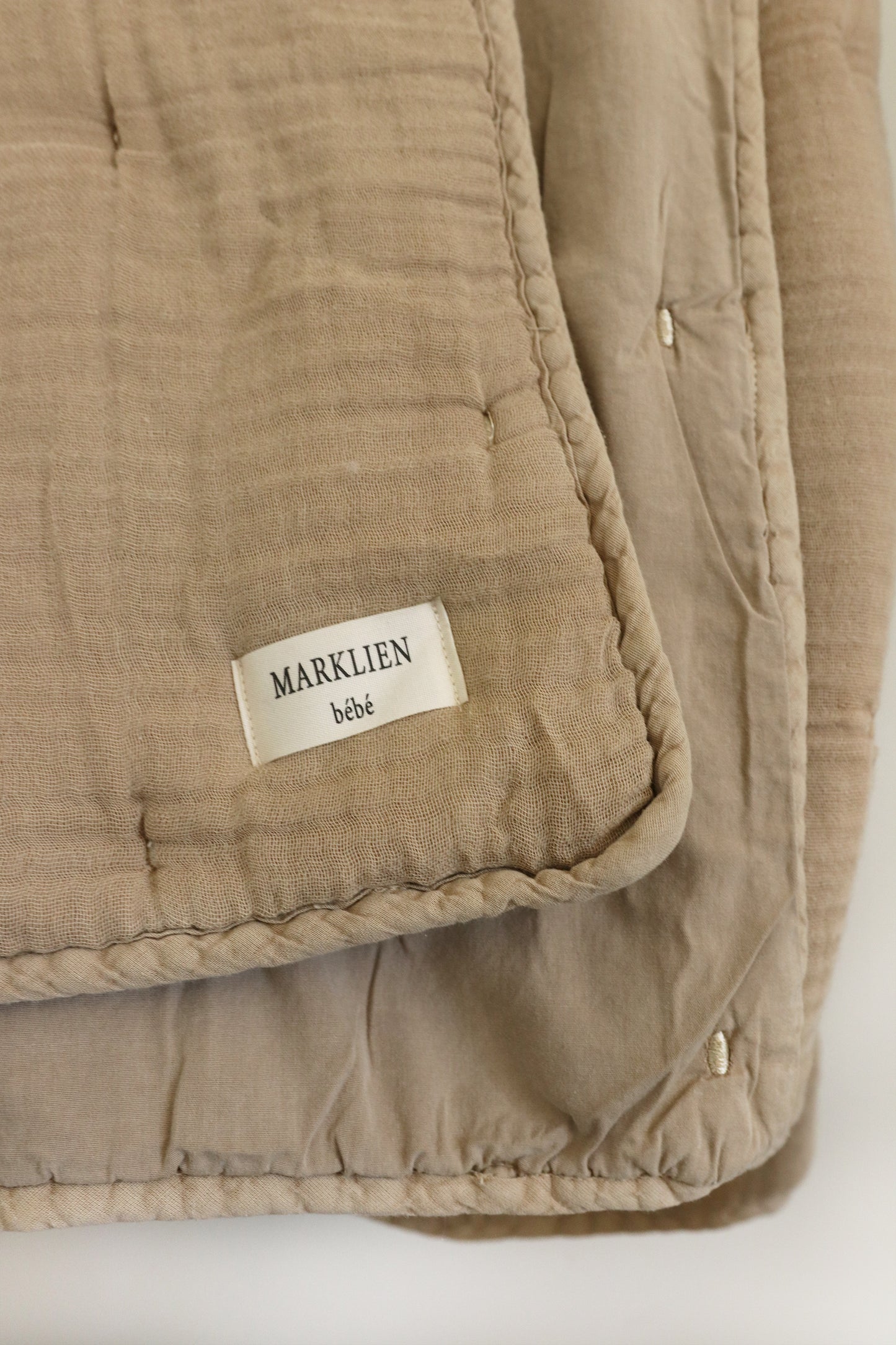 Muslin Comforter Tan