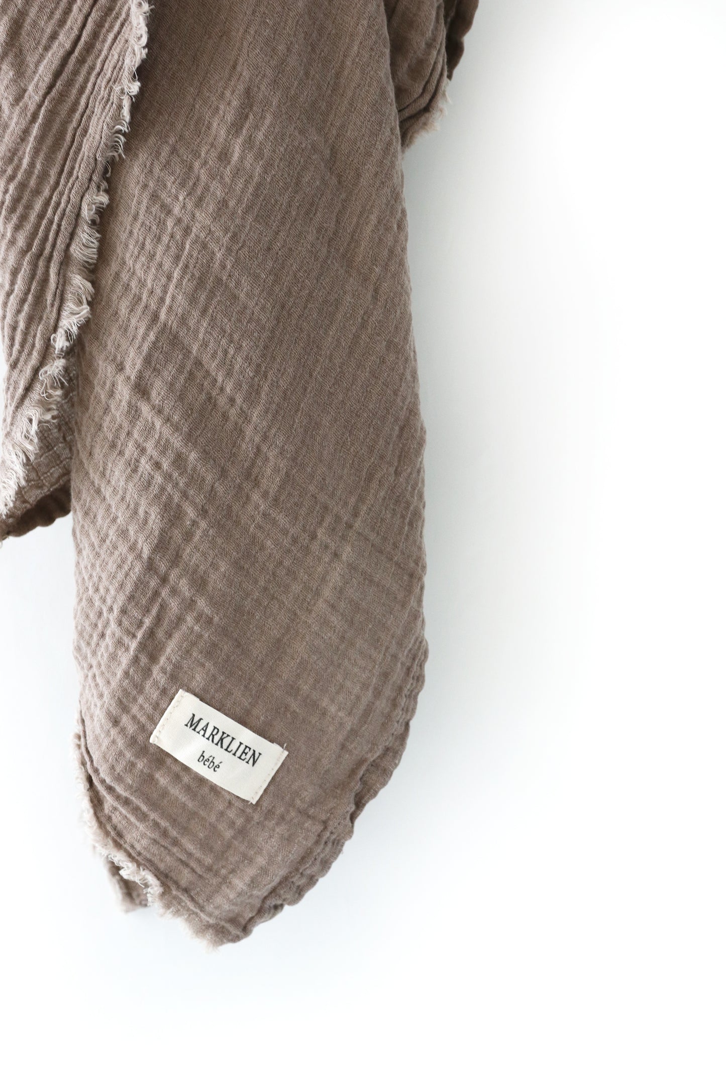 2 Layer Muslin Swaddle 100% muslin cotton gender neutral earthy tone large baby swaddle. Perfect size for swaddle, blanket, sun shield, nursing cover and more!