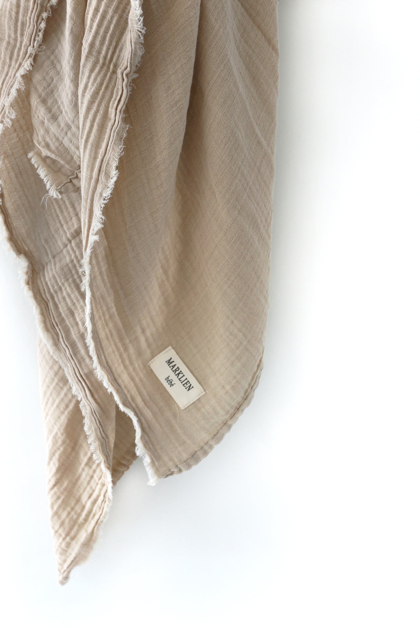 2 Layer Muslin Swaddle 100% muslin cotton gender neutral earthy tone large baby swaddle. Perfect size for swaddle, blanket, sun shield, nursing cover and more!