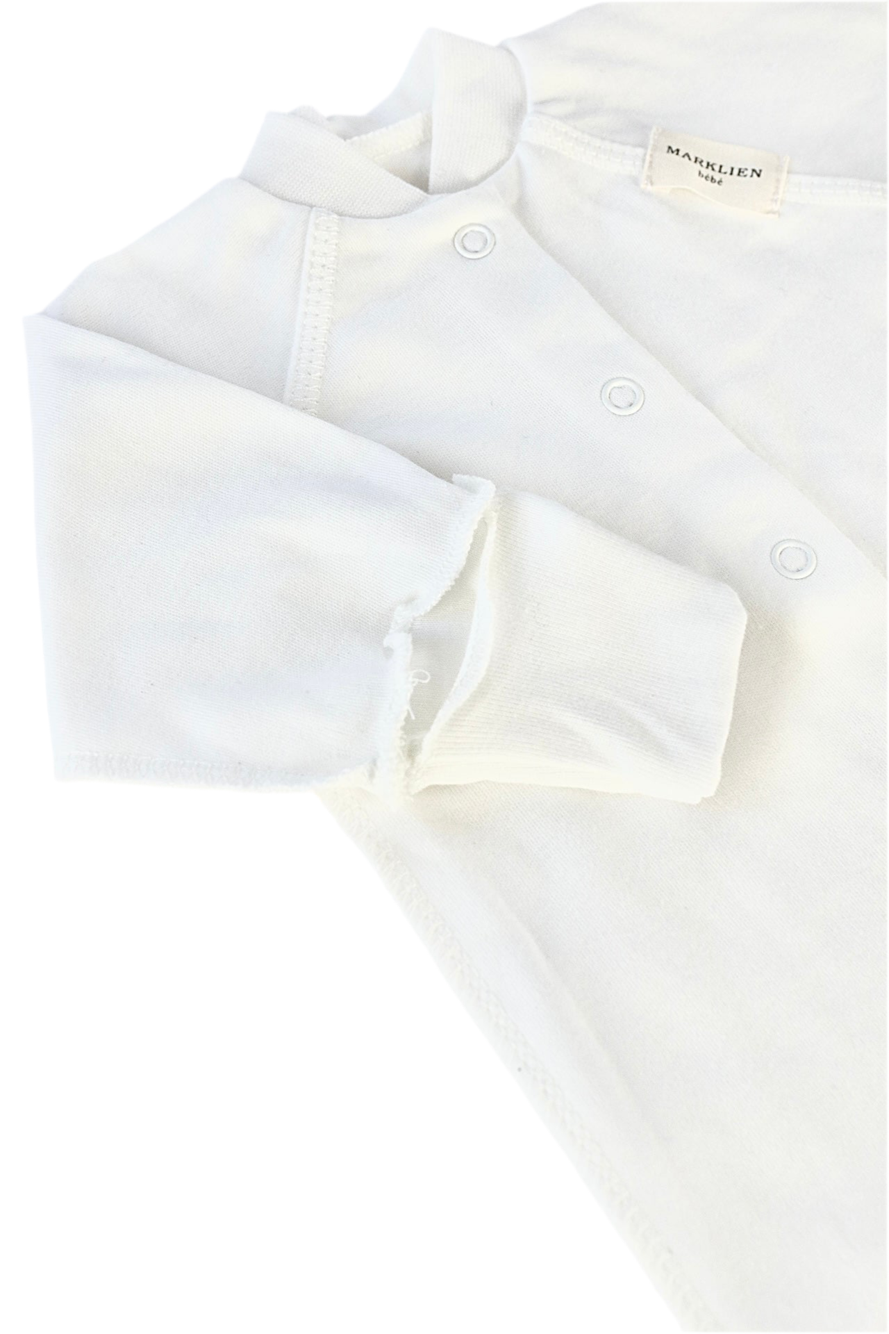 Topsy-Turvy Sleepsuit White