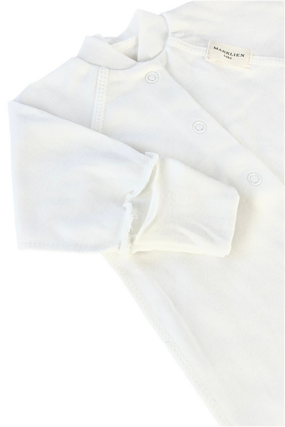 Topsy-Turvy Sleepsuit White