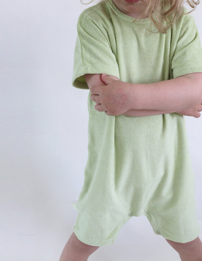 Terry Romper Lime