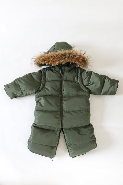 Snowsuit Transformer Olive