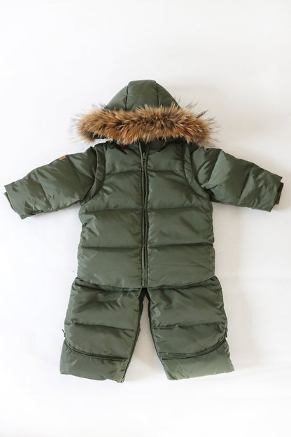 Snowsuit Transformer Olive