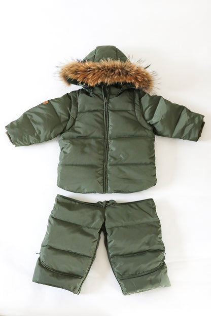 Snowsuit Transformer Olive