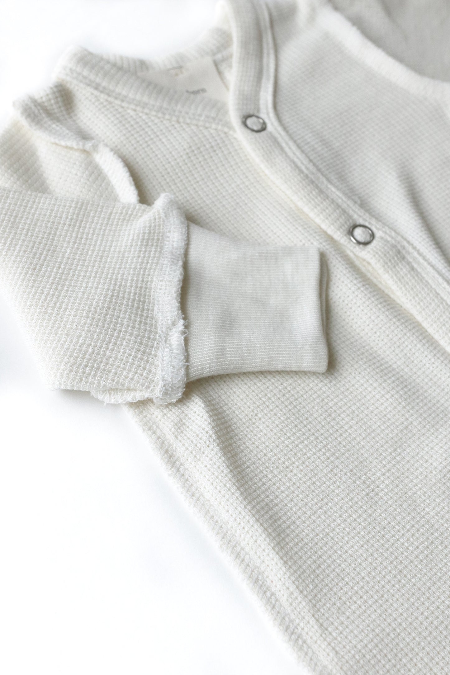 Bamboo Seams Out Sleepsuit Tofu