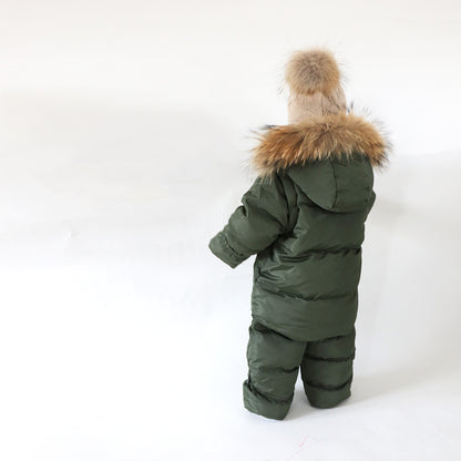 Snowsuit Transformer Olive