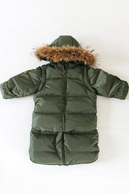 Snowsuit Transformer Olive