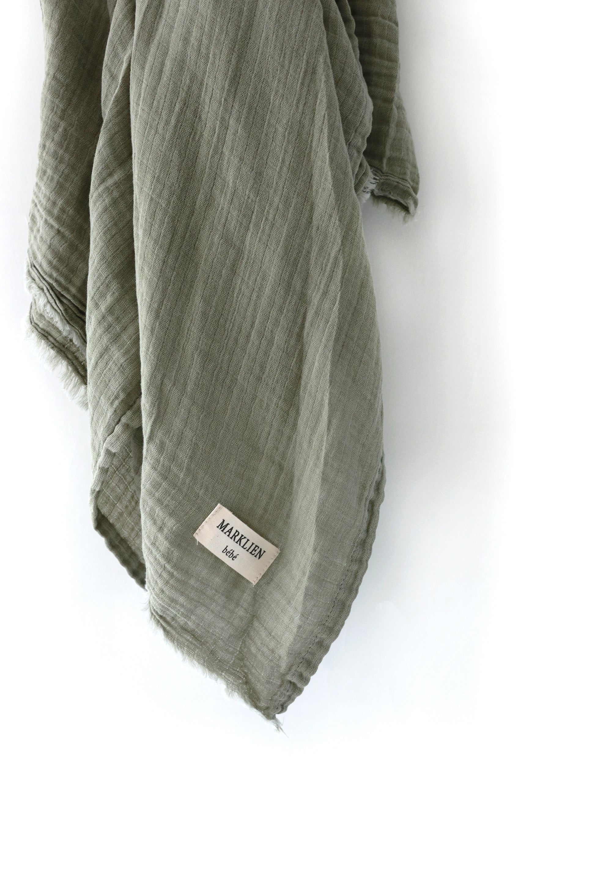 2 Layer Muslin Swaddle  100% muslin cotton gender neutral earthy tone large baby swaddle.  Perfect size for swaddle, blanket, sun shield, nursing cover and more! 